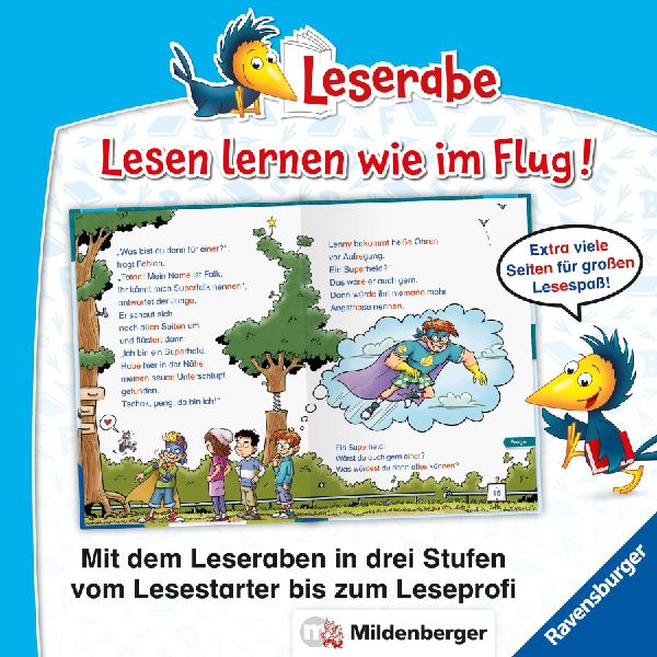 Leserabe Sonderausgaben - Geschichten von starken Helden - Silbe für Silbe lesen lernen