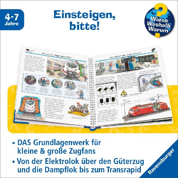 Wieso? Weshalb? Warum?, Band 8: Alles über die Eisenbahn