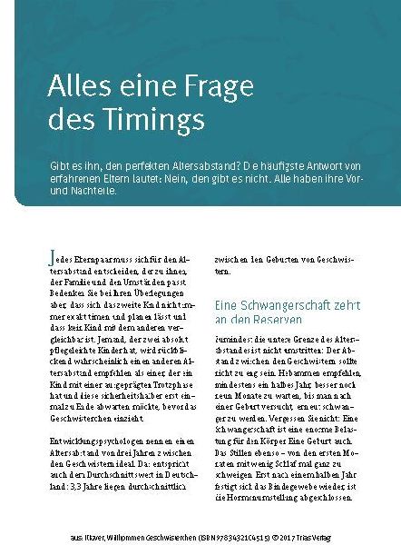 Willkommen Geschwisterchen
