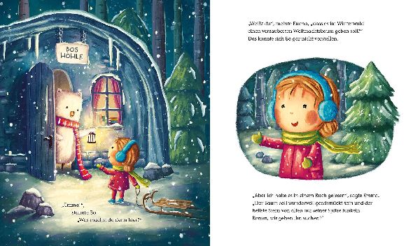 Ein Weihnachtsfunkeln im Dunkeln