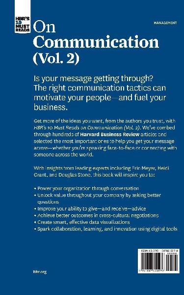 HBR''s 10 Must Reads on Communication, Vol. 2 (with bonus article "Leadership Is a Conversation" by Boris Groysberg and Michael Slind)