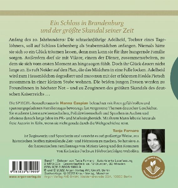 Schloss Liebenberg. Hinter dem hellen Schein.