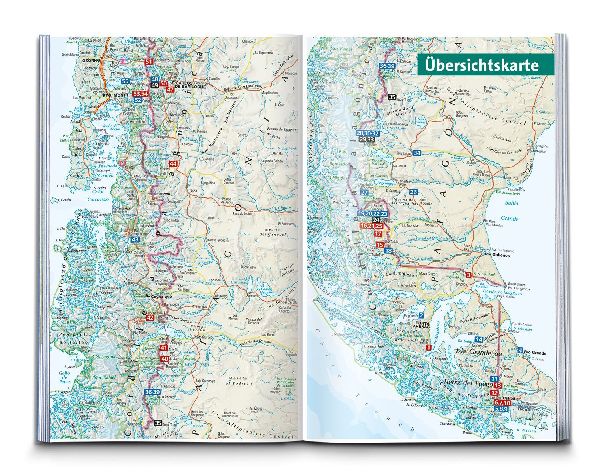 KOMPASS Wanderführer Patagonien und Feuerland, 55 Touren mit Extra-Tourenkarte