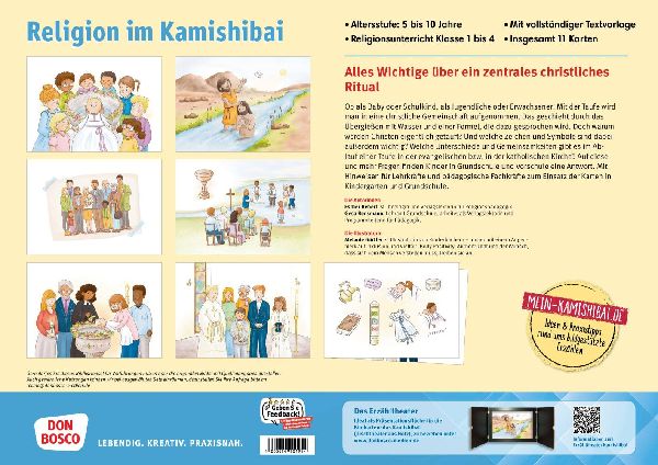 Was passiert bei der Taufe? Kamishibai Bildkartenset