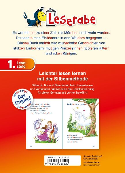 Einhorngeschichten - Leserabe 1. Klasse - Erstlesebuch für Kinder ab 6 Jahren