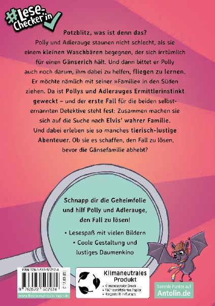 Polly Schlottermotz 1: Polly & Adlerauge ermitteln
