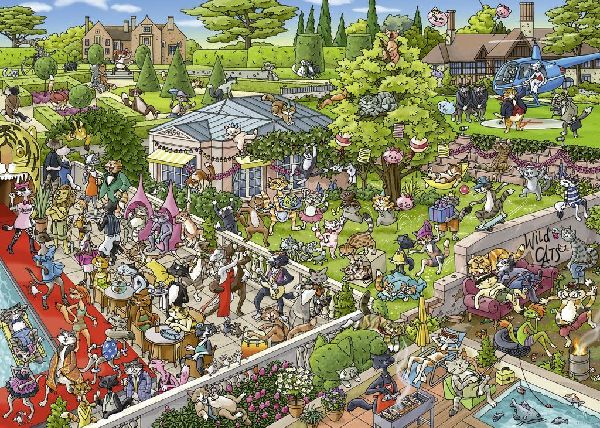 Party Cats Puzzle 1000 Teile