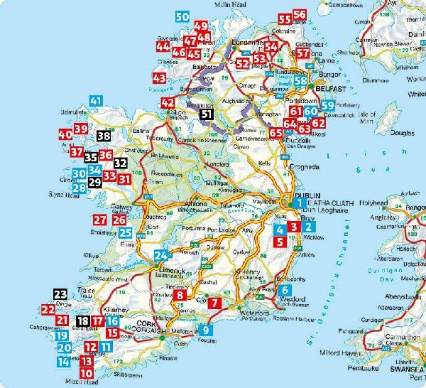 ROTHER Wanderführer Irland mit Nordirland. 65 Touren auf der grünen Insel im Atlantik