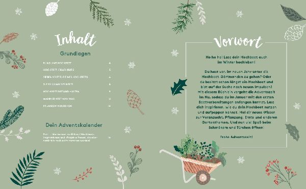 Mein Adventskalender-Buch - Ho, Ho, Hochbeetliebe