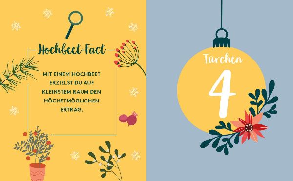 Mein Adventskalender-Buch - Ho, Ho, Hochbeetliebe