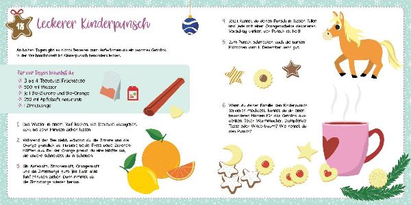 Mein Mein Pferde-Adventskalender zum Mitmachen