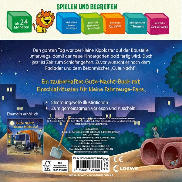 Gute Nacht, liebe Baustelle!