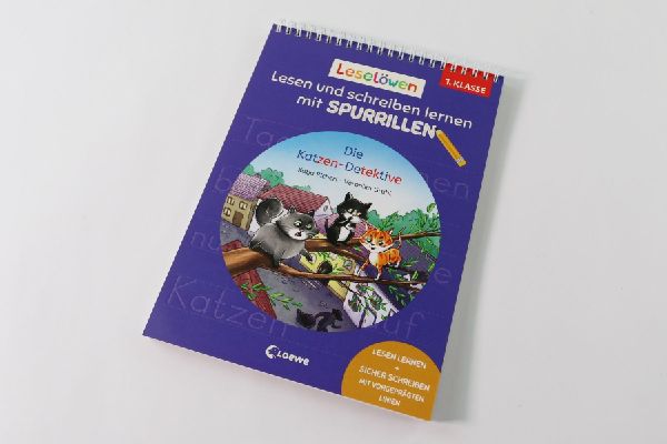 Leselöwen - Lesen und schreiben lernen mit Spurrillen - Die Katzen-Detektive