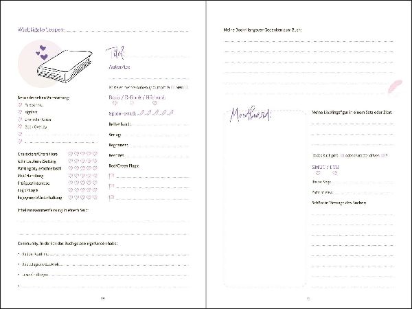 Mein Buchjournal. One Book a Day keeps reality away