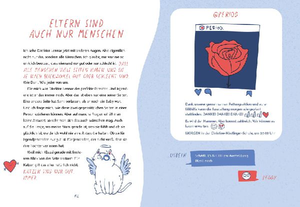 Peggys Perioden-Projekt - Paint it red! - Nominiert für den Deutsch-Französischen Jugendliteraturpreis 2025