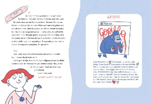 Peggys Perioden-Projekt - Paint it red! - Nominiert für den Deutsch-Französischen Jugendliteraturpreis 2025