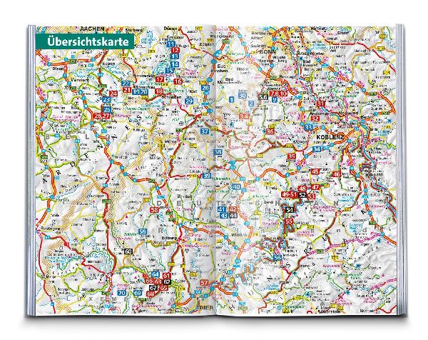 KOMPASS Wanderführer Eifel mit Mosel, Luxemburger Schweiz und Hohem Venn, 70 Touren mit Extra-Tourenkarte