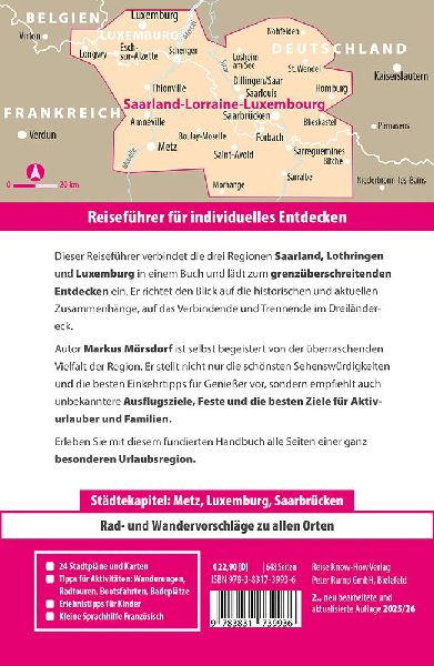 Reise Know-How Reiseführer Saar-Lor-Lux - Dreiländereck Saarland, Lothringen, Luxemburg