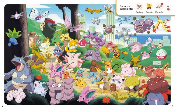 Pokémon: Willkommen in den neun Regionen! - Suchen - Rätseln - Ausmalen