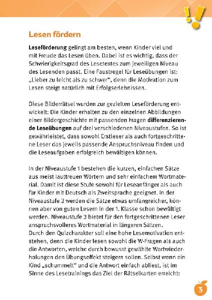 Lesen üben mit Bilderrätseln zu Rotkäppchen. 34 Bildkarten zur Leseförderung