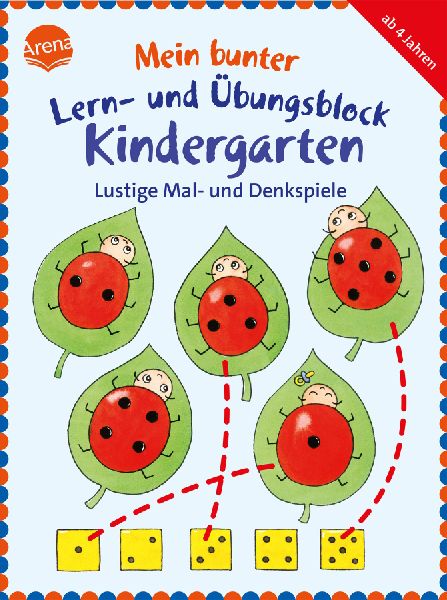 Mein bunter Lern- und Übungsblock Kindergarten. Lustige Mal- ...