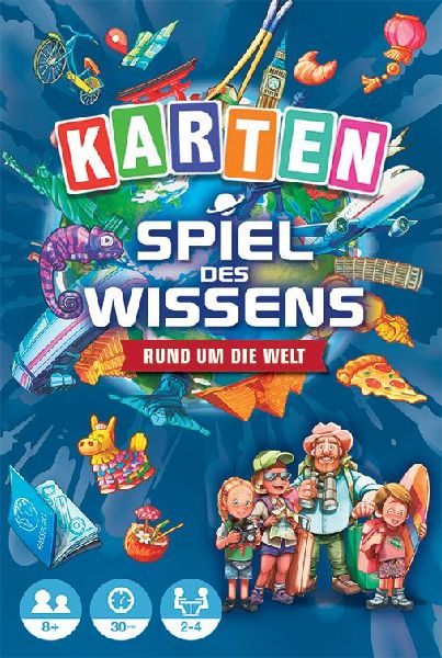 Spiel des Wissens - Kartenspiel Rund um die Welt Euro Hook