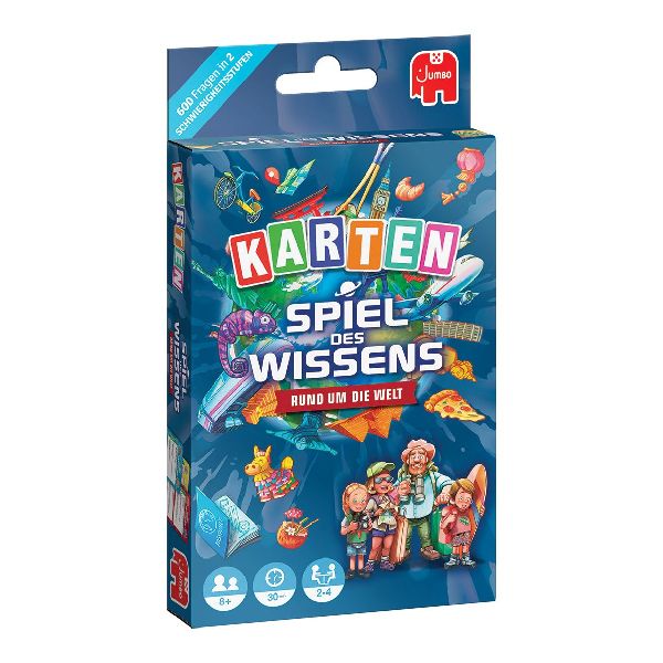 Spiel des Wissens - Kartenspiel Rund um die Welt Euro Hook