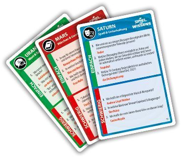 Spiel des Wissens - Kartenspiel Rund um die Welt Euro Hook