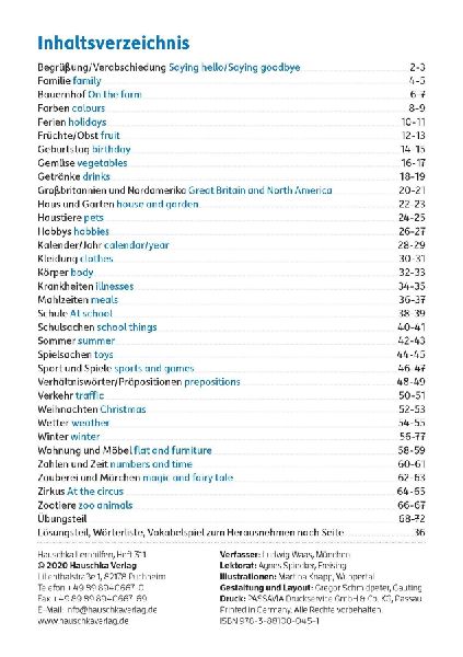 Mein buntes Vokabelheft Englisch 3./4. Klasse