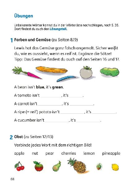 Mein buntes Vokabelheft Englisch 3./4. Klasse