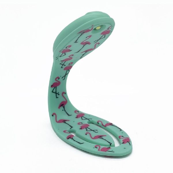 Flexilight Leselicht (Flamingo) | 2 in 1 Leselampe & Lesezeichen | Geschenk für Leser, Buchliebhaber | Deutsche Ausgabe