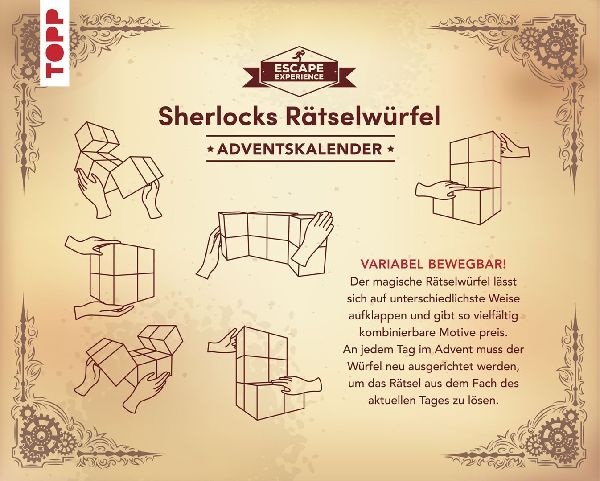 Escape Experience Adventskalender - Der magische Rätselwürfel: Sherlock Holmes und das mysteriöse Geschenk