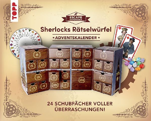 Escape Experience Adventskalender - Der magische Rätselwürfel: Sherlock Holmes und das mysteriöse Geschenk