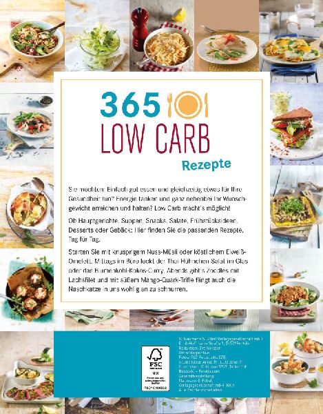 365 Low-Carb-Rezepte