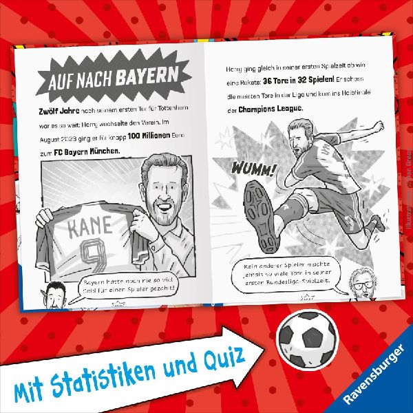 Fußball-Stars - Alles über Kane. Vom Fußball-Talent zum Megastar