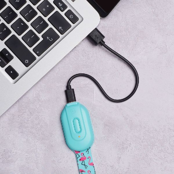Flexilight RC (Flamingo) - wiederaufladbares Leselicht - 2 in 1 Leselampe & Lesezeichen - LED Leselicht - Geschenk für Leser, Buchliebhaber - Deutsche Ausgabe