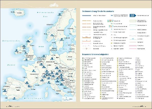 KUNTH Abgefahren - Die schönsten Bikertouren in Europa
