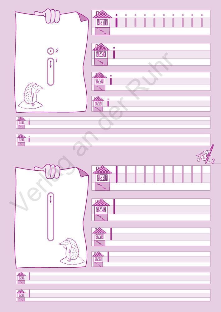 Schreiblernheft Druckschrift