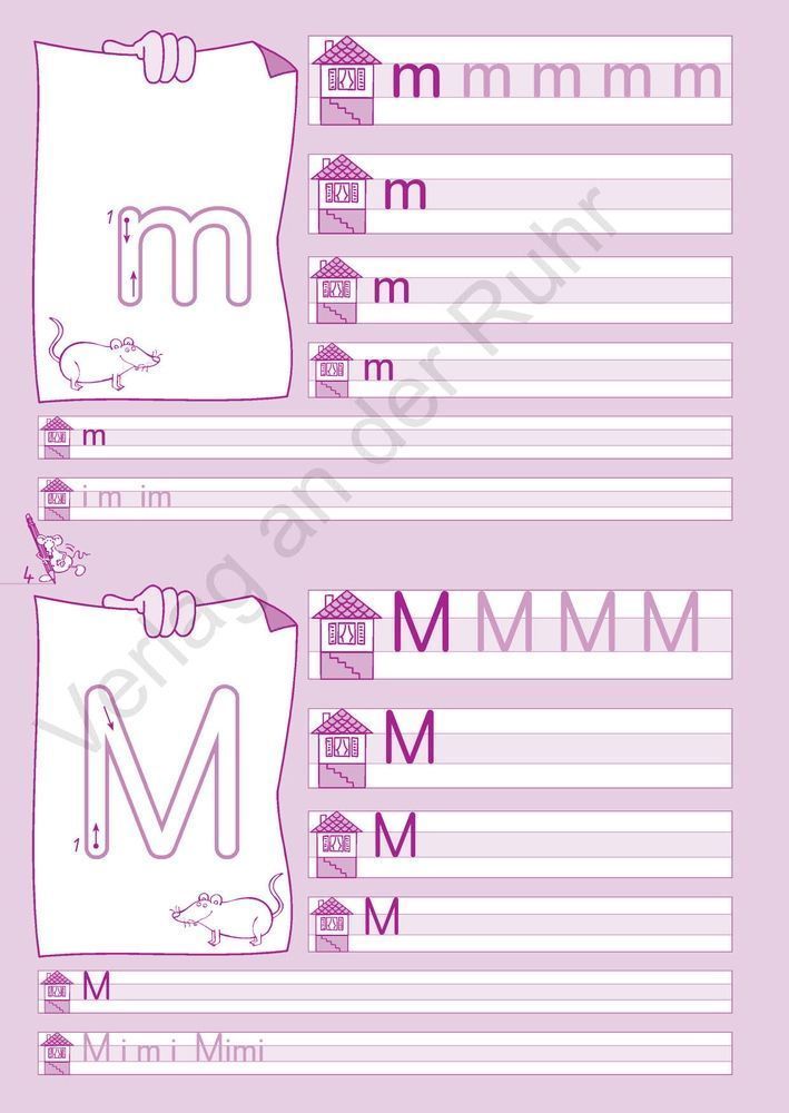 Schreiblernheft Druckschrift