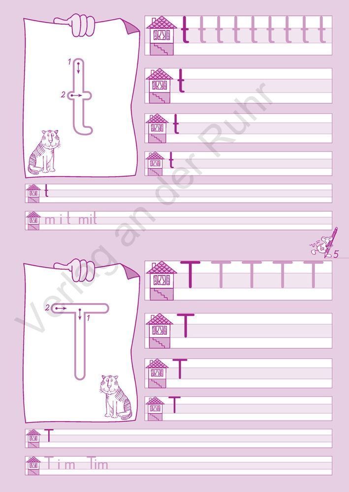 Schreiblernheft Druckschrift