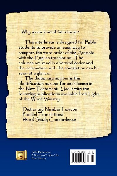 Aramaic Peshitta New Testament Vertical Interlinear Volume III