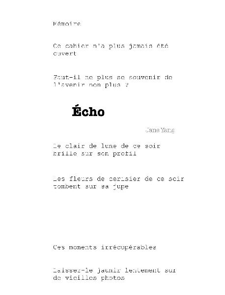 Écho