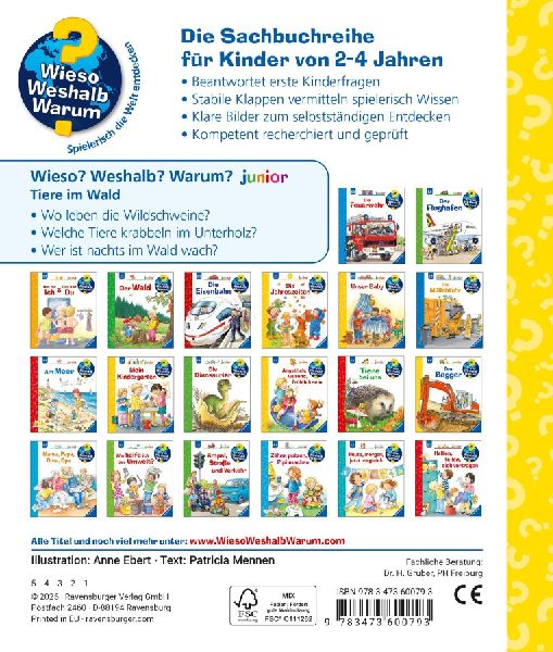 Wieso? Weshalb? Warum? junior, Band 77 - Tiere im Wald