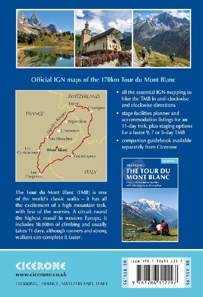 Tour du Mont Blanc Map Booklet