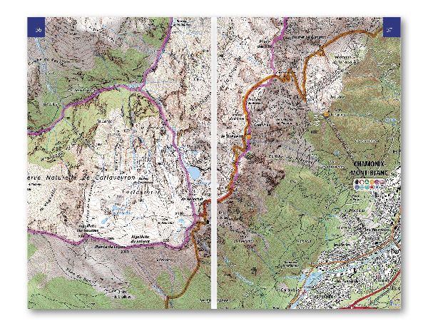 Tour du Mont Blanc Map Booklet
