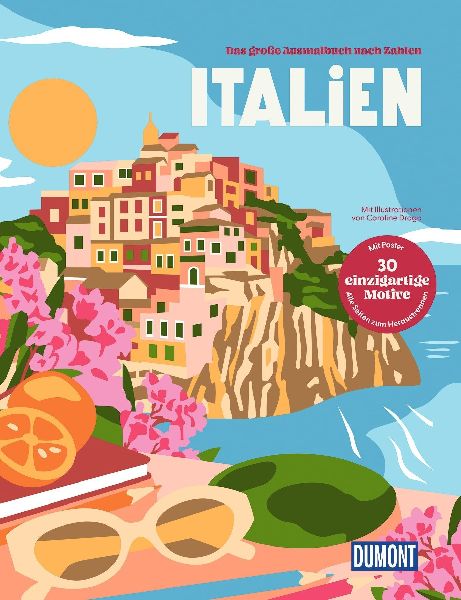 Italien - Das große Ausmalbuch nach Zahlen