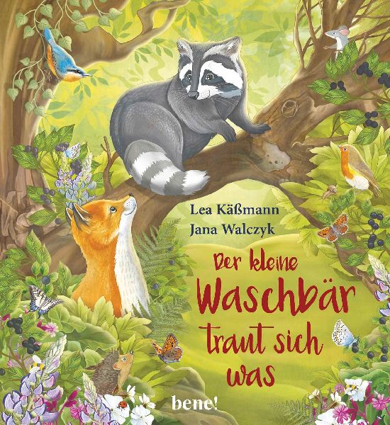 Der kleine Waschbär traut sich was - ein Bilderbuch für Kind...