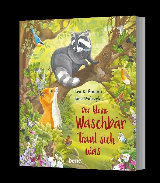Der kleine Waschbär traut sich was - ein Bilderbuch für Kinder ab 2 Jahren
