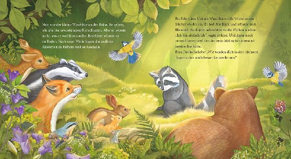 Der kleine Waschbär traut sich was - ein Bilderbuch für Kinder ab 2 Jahren
