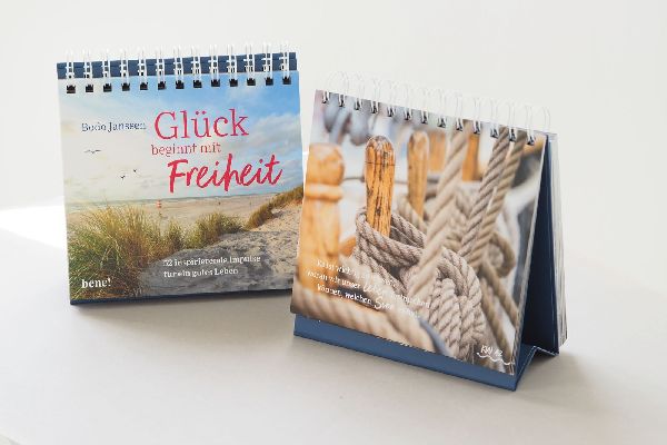 Glück beginnt mit Freiheit - Aufstellbuch